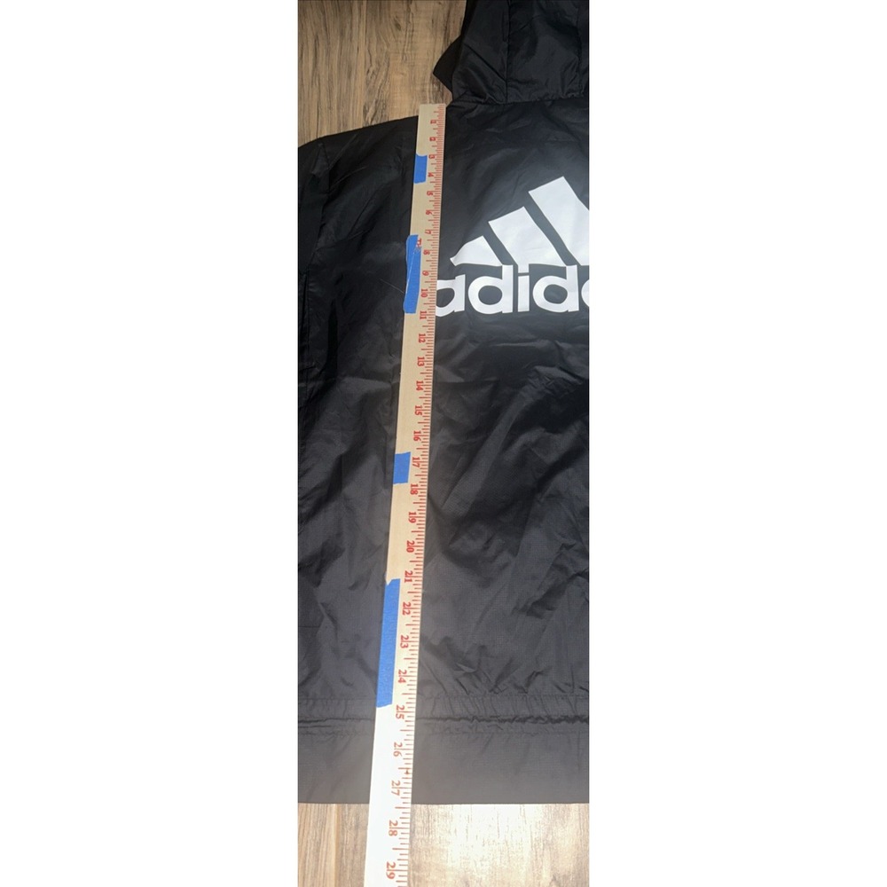 NWT ADIDAS Women's Aeroready‎ Black &White Windbreaker Running Jacket Size Large - Picture 9 of 10